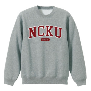 NCKU經典款美式大學T_灰